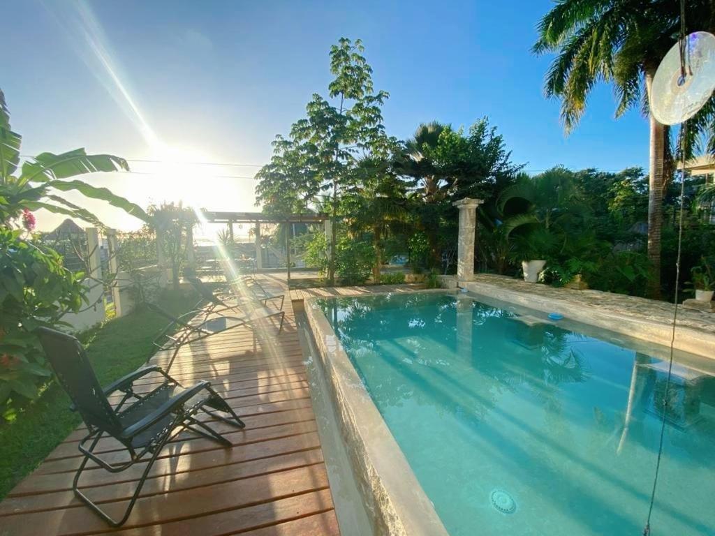 Camino Del Alma Apartments Bacalar Exteriör bild